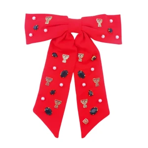 Texas Tech Red Bow Barrette-Brianna Cannon Best