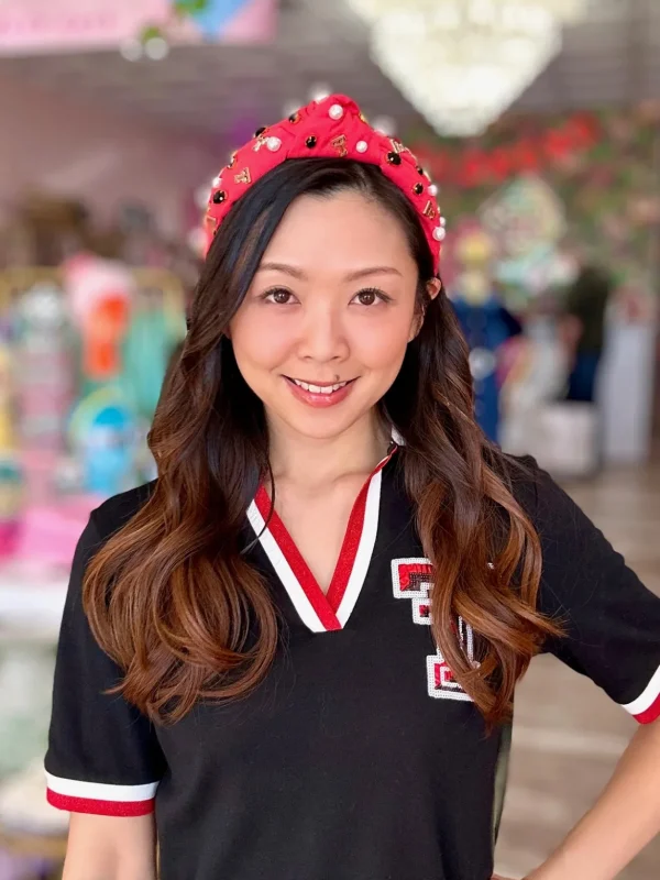 Texas Tech Red Logo Headband-Brianna Cannon Online