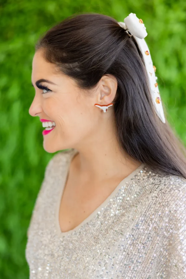 Texas White Longhorn Studs-Brianna Cannon Sale