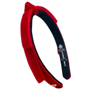 Thin Red Ribbon Bow Headband-Brianna Cannon New