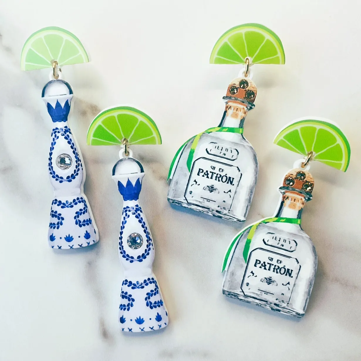 top_shelf_tequila_earring_1.webp Top Shelf Tequila Earrings with Crystals-Brianna Cannon Hot