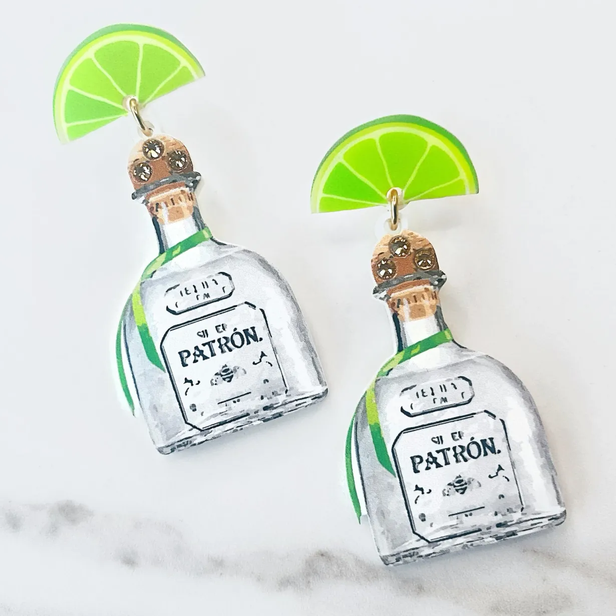 top_shelf_tequila_earring_3.webp Top Shelf Tequila Earrings with Crystals-Brianna Cannon Hot