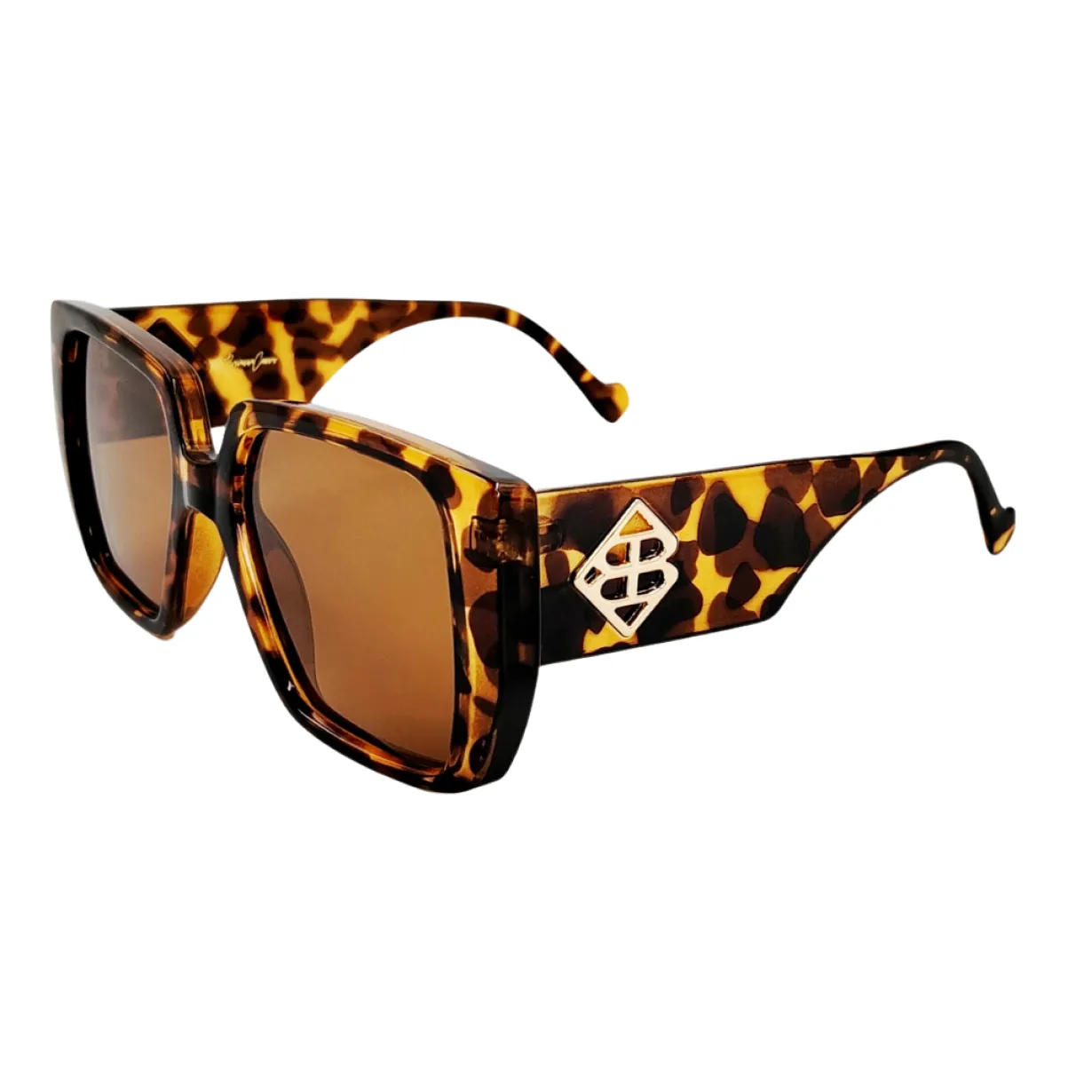 totally_tortoise_bc_squar_0.webp Totally Tortoise BC Square Sunglasses with Polarized Lenses-Brianna Cannon Outlet
