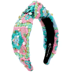 Turquoise Mosaic Headband-Brianna Cannon Outlet