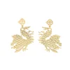 University of South Carolina Gold Gamecock Earring with BC Logo-Brianna Cannon Clearance