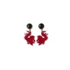 University of South Carolina Mini Garnet Gamecock Earrings-Brianna Cannon Fashion