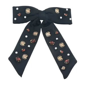 University of South Carolina Black Bow Barrette-Brianna Cannon Discount