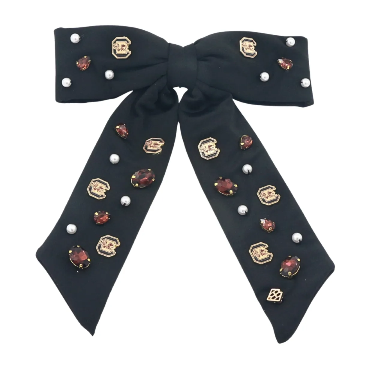 university_of_south_carol_0-5.webp University of South Carolina Black Bow Barrette-Brianna Cannon Discount