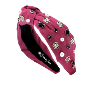 University of South Carolina Garnet Logo Headband-Brianna Cannon Online