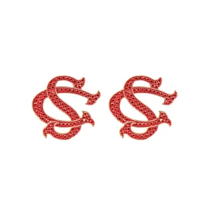 University of South Carolina Pavé Logo Studs-Brianna Cannon Fashion