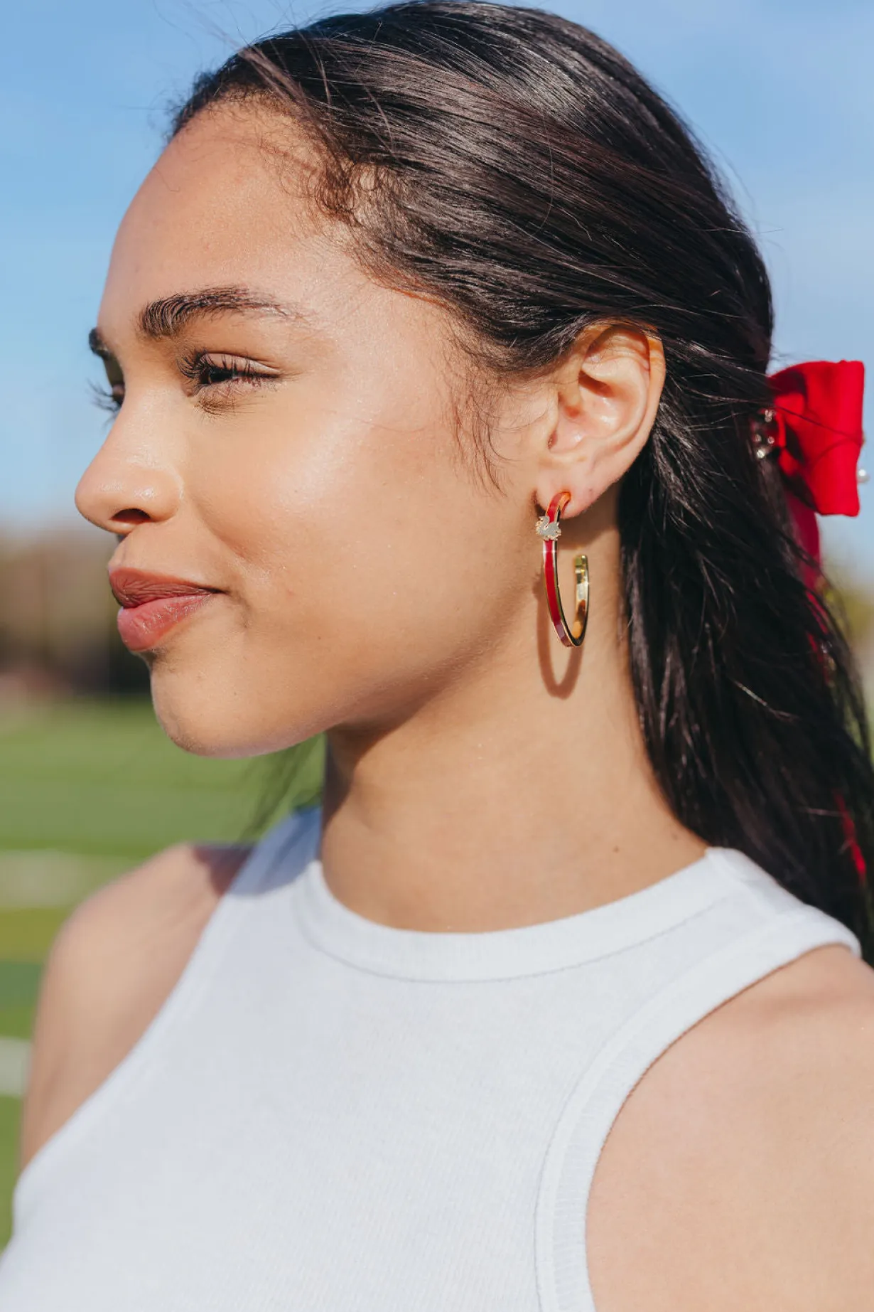 university_of_south_carol_1-11.webp University of South Carolina Logo Hoop Earrings-Brianna Cannon Online