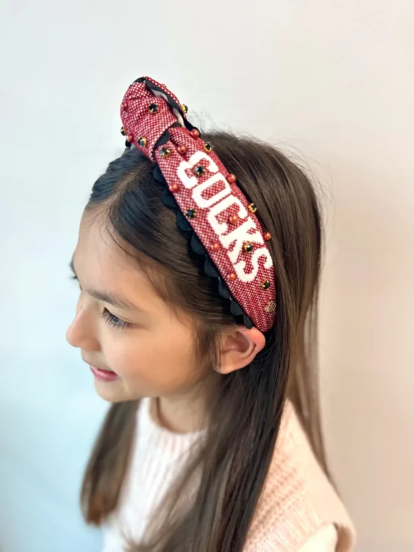 University of South Carolina Child Size COCKS Cross Stitch Headband-Brianna Cannon Discount