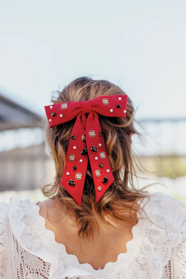 University of South Carolina Garnet Bow Barrette-Brianna Cannon New