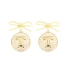 University of Tennessee Logo Pearl Medallion Earring-Brianna Cannon Online