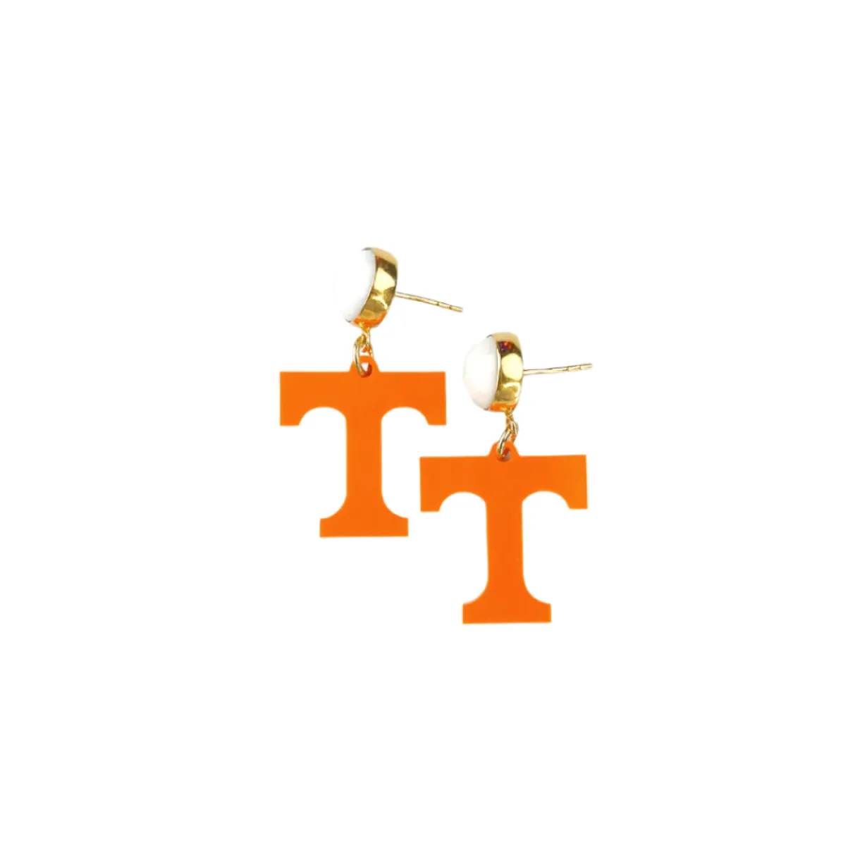 university_of_tennessee_m_0-2.webp University of Tennessee Mini Orange Power T Earrings-Brianna Cannon Fashion