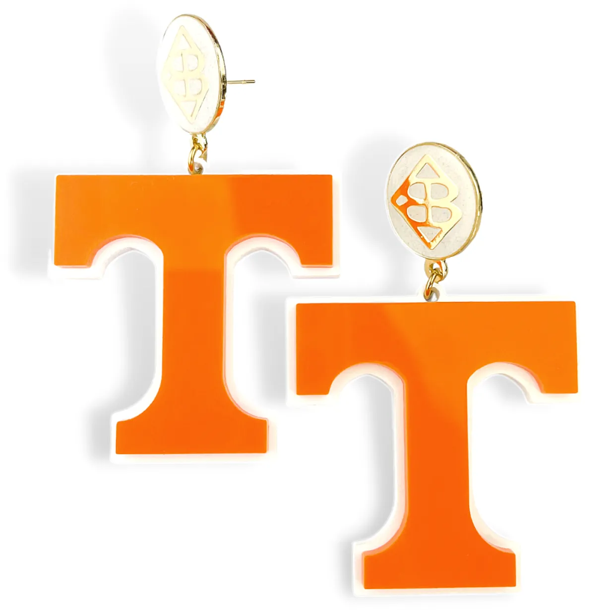 university_of_tennessee_o_0-4.webp University of Tennessee Orange and White Power T Earrings-Brianna Cannon New