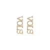University of Tennessee VOLS Pavé Rhinestone Stud Earrings-Brianna Cannon Outlet