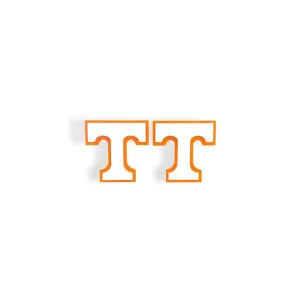 University of Tennessee White and Orange Power T Studs-Brianna Cannon Hot