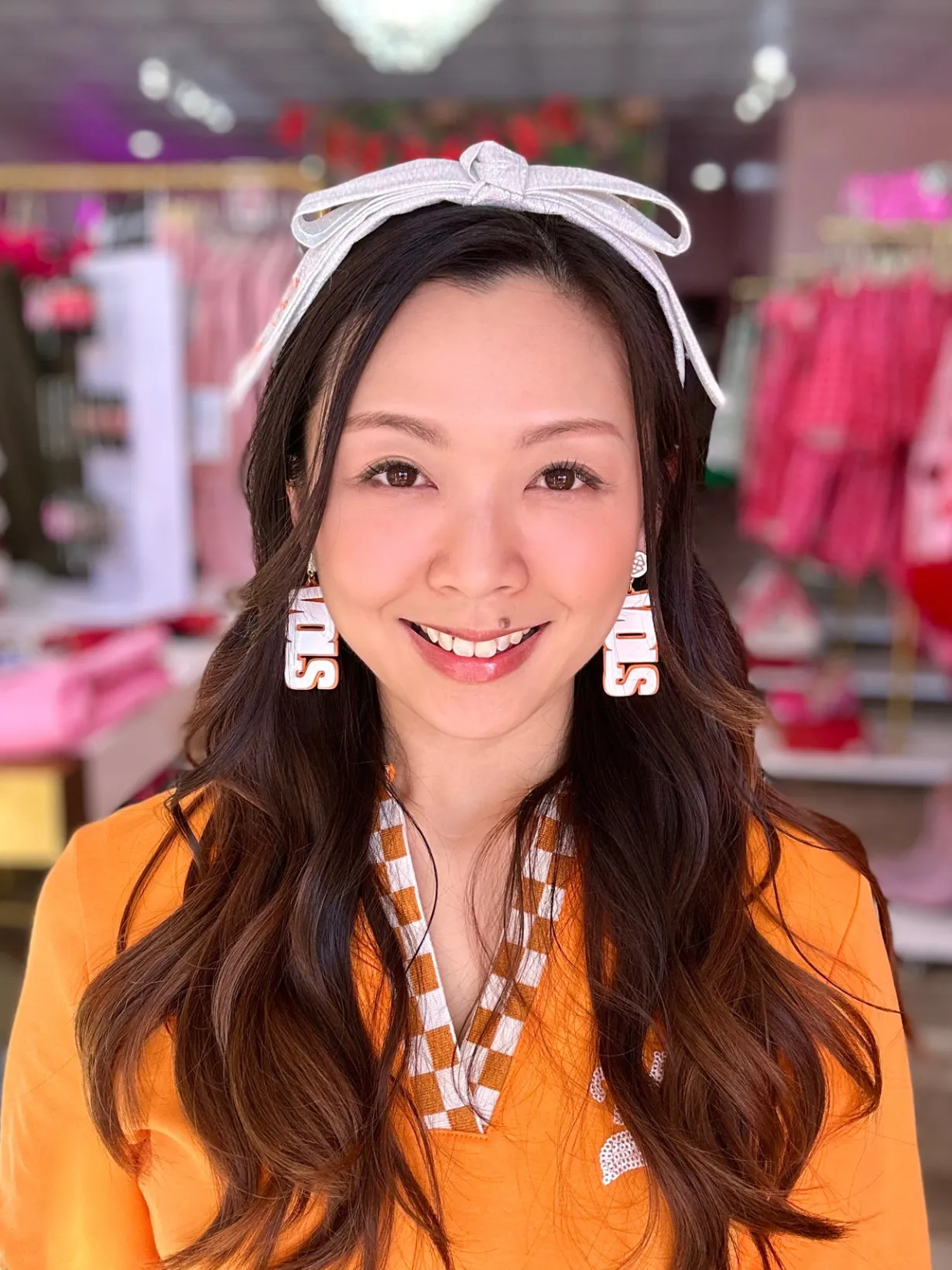 university_of_tennessee_w_2-4.webp University of Tennessee White and Orange VOLS Earrings-Brianna Cannon Best