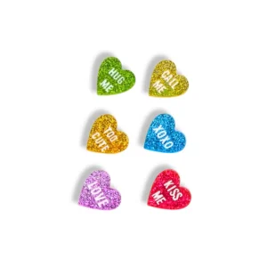 Valentines 2024 Conversation Heart Studs-Brianna Cannon Discount