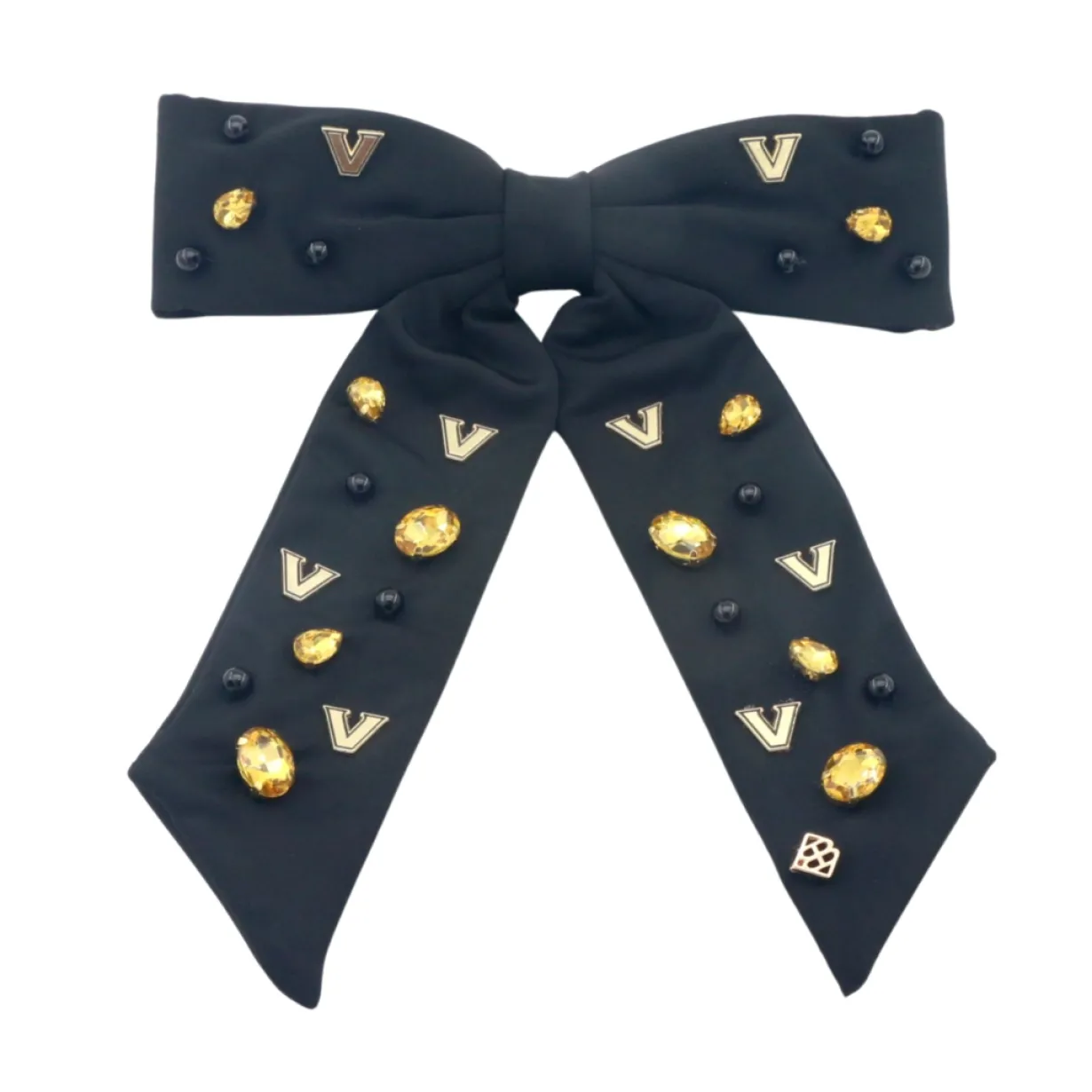 vanderbilt_black_bow_barr_0.webp Vanderbilt Black Bow Barrette-Brianna Cannon Fashion