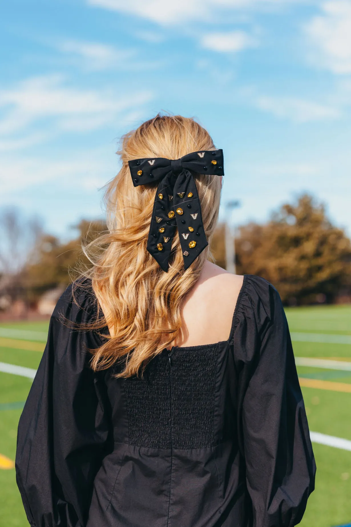 vanderbilt_black_bow_barr_2.webp Vanderbilt Black Bow Barrette-Brianna Cannon Fashion