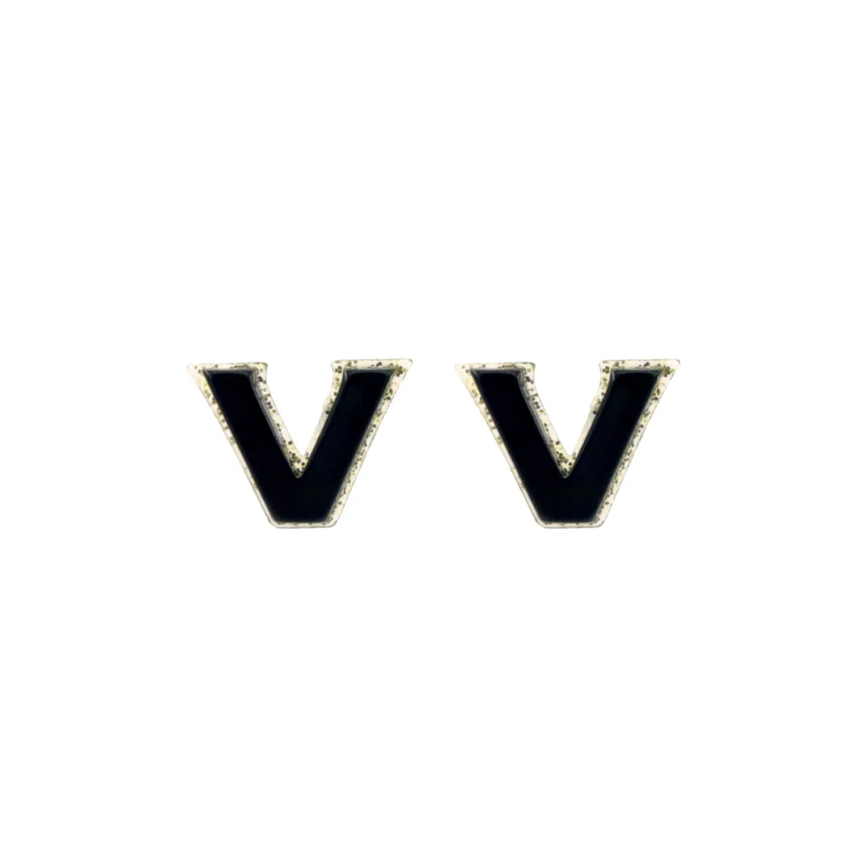 vanderbilt_black_logo_stu_0.webp Vanderbilt Black Logo Studs-Brianna Cannon Outlet