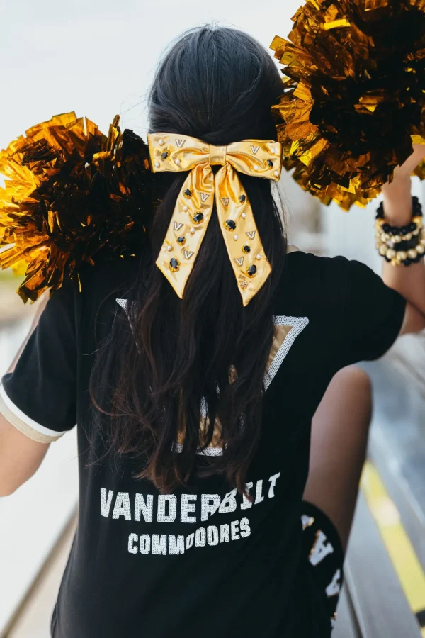 Vanderbilt Gold Bow Barrette-Brianna Cannon Sale
