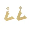 Vanderbilt Gold Logo Earring with BC Logo-Brianna Cannon Sale