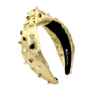 Vanderbilt Gold Logo Headband-Brianna Cannon Best