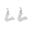 Vanderbilt Silver Logo Earring with BC Logo-Brianna Cannon Discount