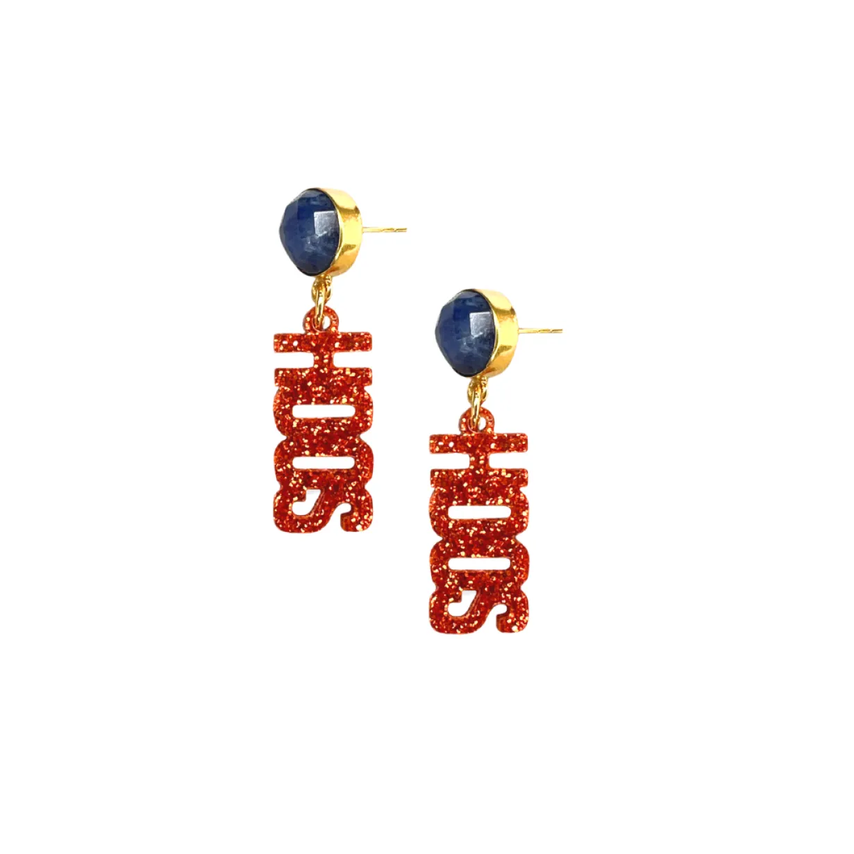 virginia_mini_orange_glit_0.webp Virginia Mini Orange Glitter HOOS Earrings-Brianna Cannon Outlet