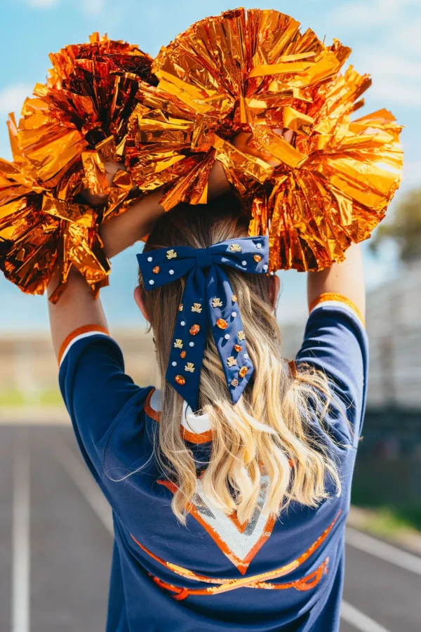 Virginia Navy Bow Barrette-Brianna Cannon Clearance