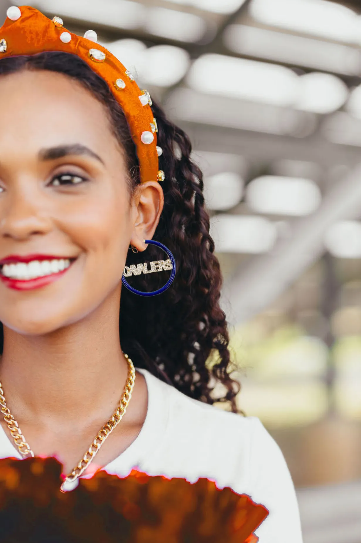 virginia_navy_pav_hoop_ea_1.webp Virginia Navy Pavé Hoop Earrings-Brianna Cannon Discount