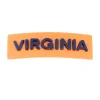 Virginia Orange VIRGINIA Rectangle Barrette Clip-Brianna Cannon Fashion