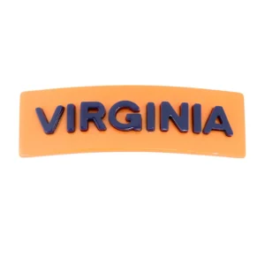 Virginia Orange VIRGINIA Rectangle Barrette Clip-Brianna Cannon Fashion