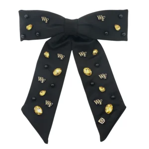 Wake Forest Black Bow Barrette-Brianna Cannon Fashion