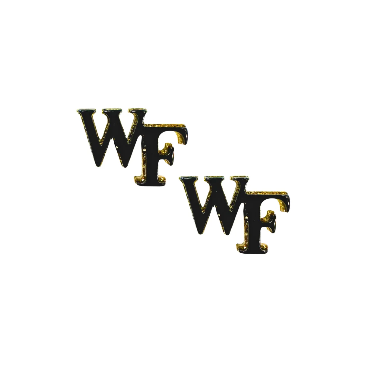 wake_forest_black_logo_st_0.webp Wake Forest Black Logo Stud Earrings-Brianna Cannon Discount