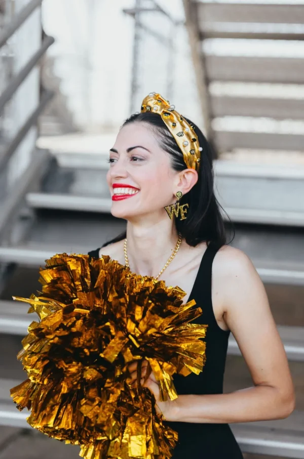 Wake Forest Gold Logo Headband-Brianna Cannon Online