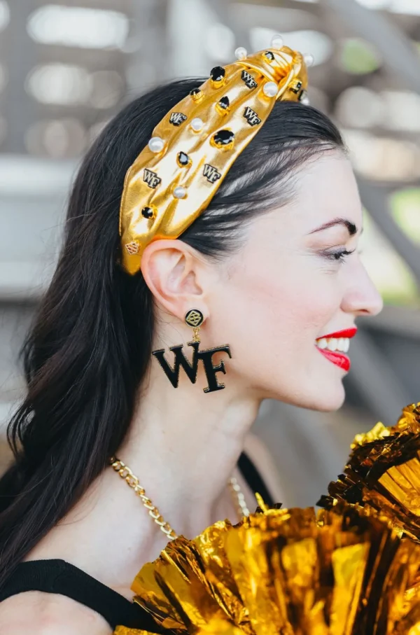 Wake Forest Gold Logo Headband-Brianna Cannon Online