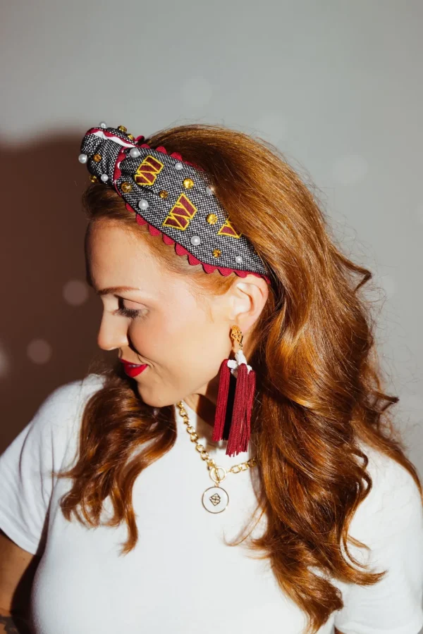 Washington Commanders Adult Cross Stitch Headband-Brianna Cannon New