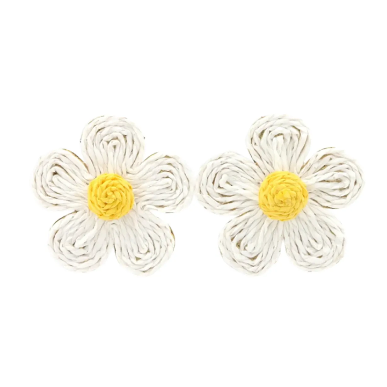 white_raffia_daisy_earrin_0.webp White Raffia Daisy Earrings-Brianna Cannon Discount