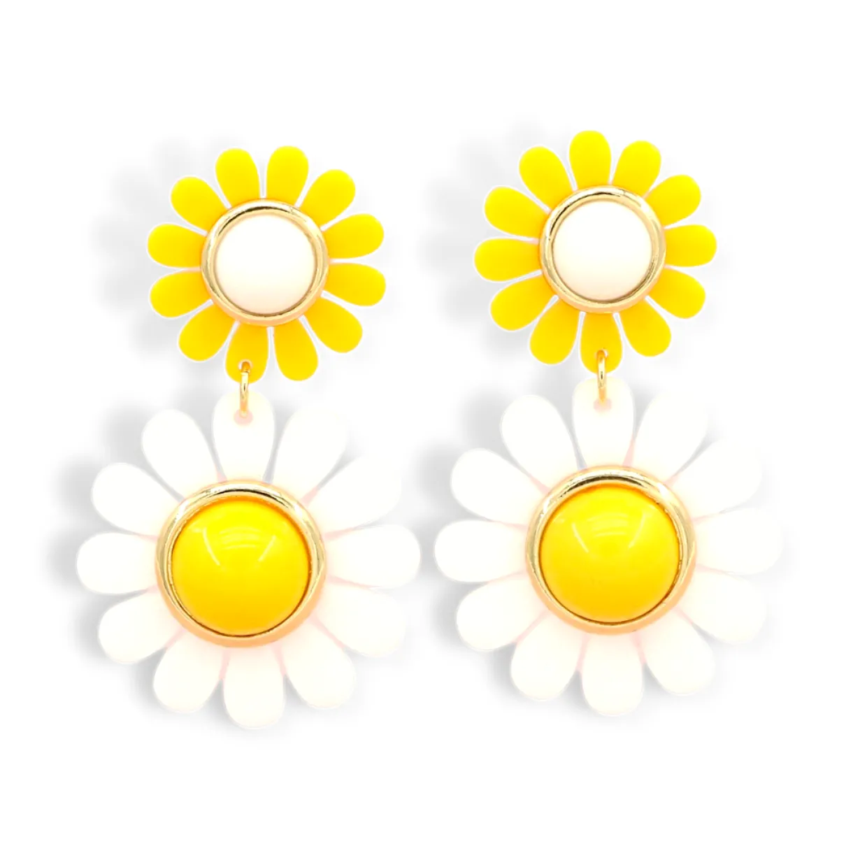 yellow_may_flowers_double_0.webp Yellow May Flowers Double Drop Earrings-Brianna Cannon New