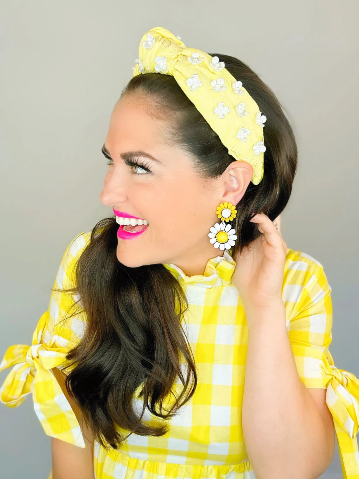 yellow_may_flowers_double_2.webp Yellow May Flowers Double Drop Earrings-Brianna Cannon New