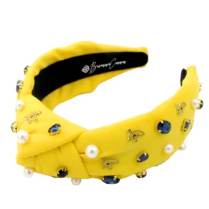 Yellow Savannah Bananas Logo Headband-Brianna Cannon Discount