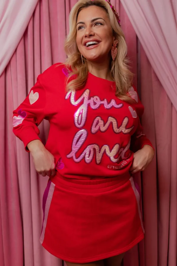 You Are Loved Red Skirt/Skort-Brianna Cannon Best