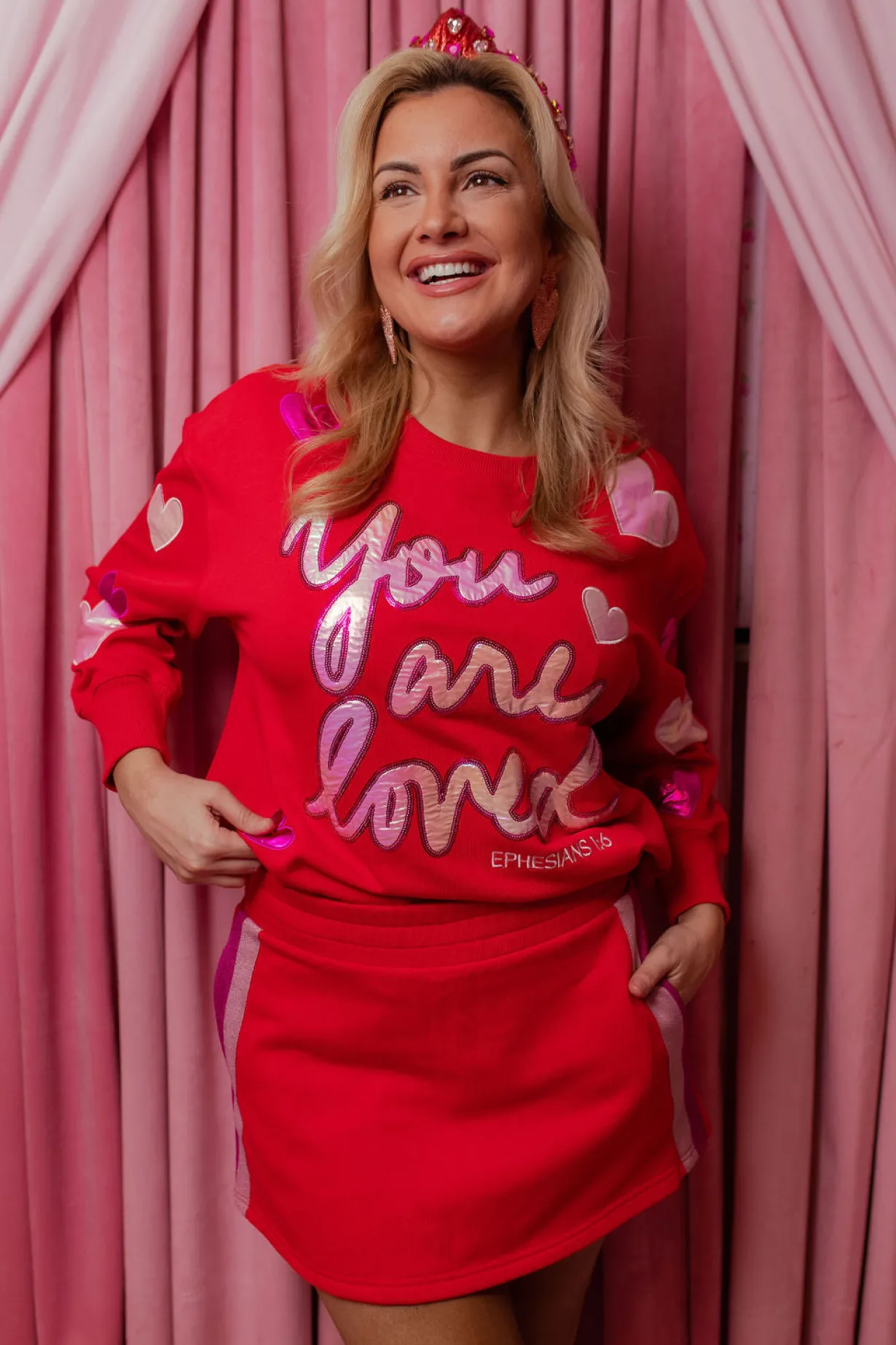 you_are_loved_red_sweatsh_3.webp You Are Loved Red Sweatshirt-Brianna Cannon Hot