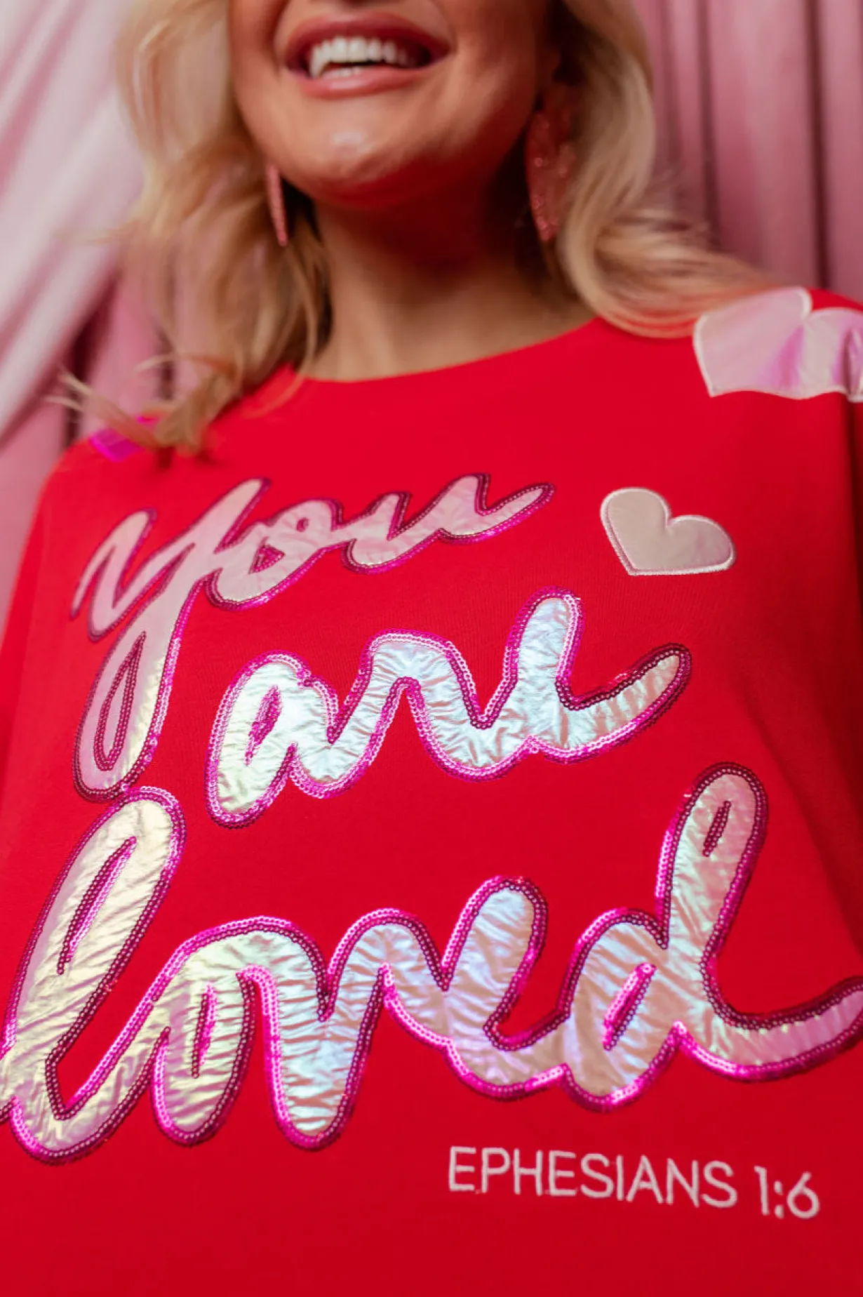you_are_loved_red_sweatsh_9.webp You Are Loved Red Sweatshirt-Brianna Cannon Hot